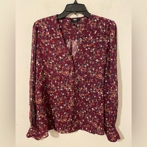 Paige Floral Blouse Top Women’s Size Small (No Tags)